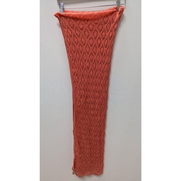 Nordstrom Peach Cashmere Shawl Scarf - Picture 3 of 5